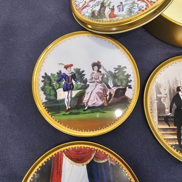 Au Bain Marie French Coasters in Tin - Picture 6 of 13